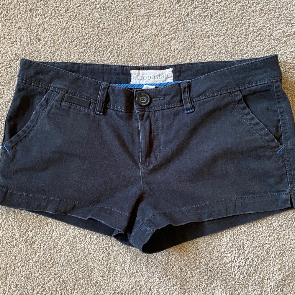 Aeropostale Navy Blue Women's Casual Chino Shorts